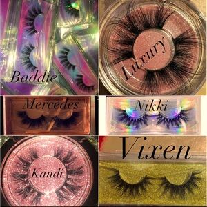 Eyelash bundle with 6 different styles